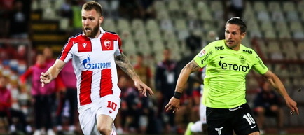 Europa League, play-off, tur: Steaua Roşie Belgrad - CFR Cluj 4-0